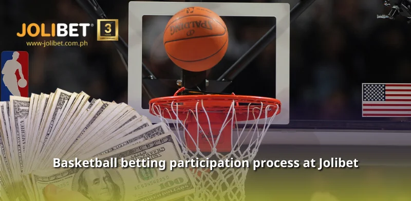 Basketball betting participation process at Jolibet