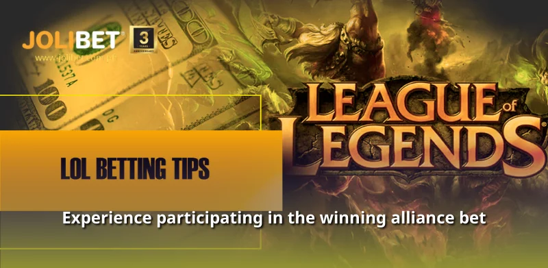 Experience participating in the winning alliance bet