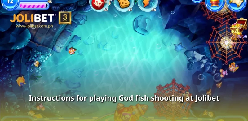 Instructions for playing God fish shooting at Jolibet