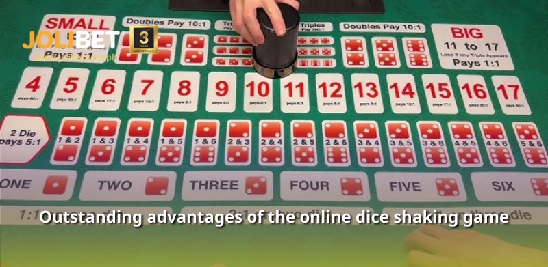 Outstanding advantages of the online dice shaking game